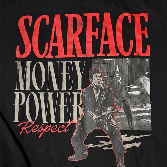 Hybrid Men's Scarface Miami Regular-Fit Printed Fleece Sweatshirt - Picture 4 of 11